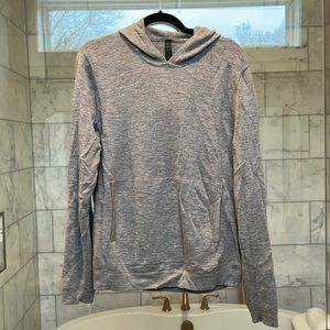 Men’s lululemon wool gray hoodie sweater size L